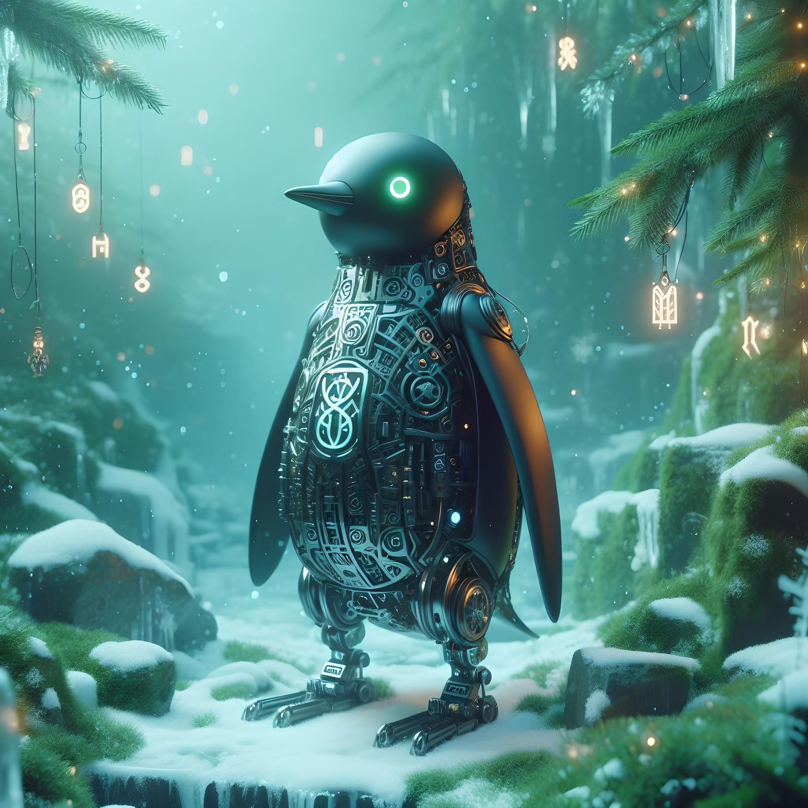 Mecha-Runic Penguin