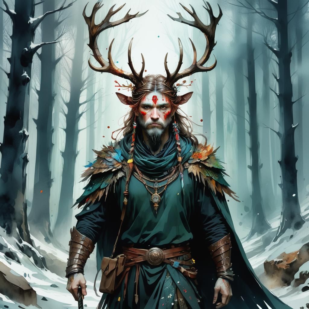 Herne the hunter  by @MrKitWalker