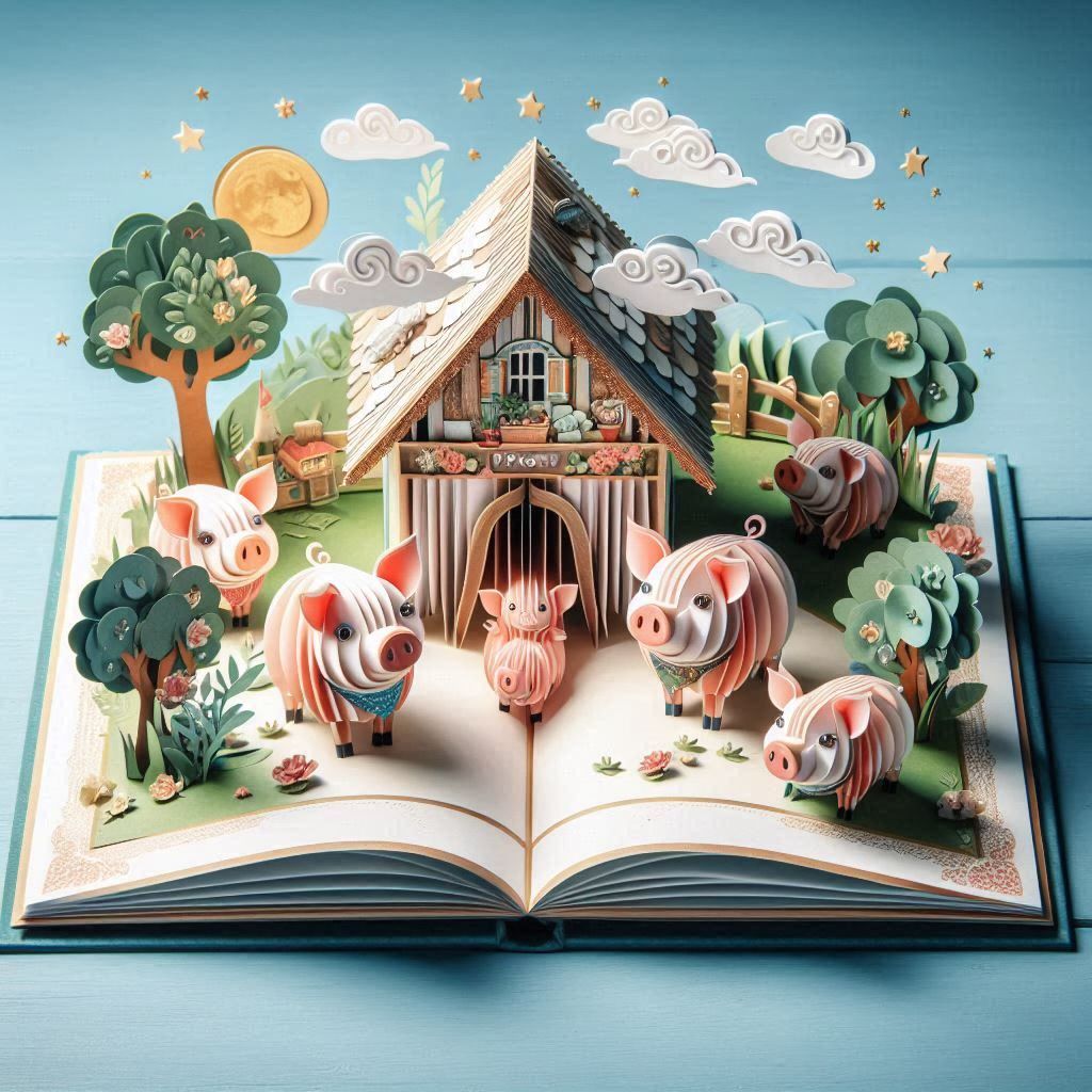 Three Little Pigs Pop-Up Book