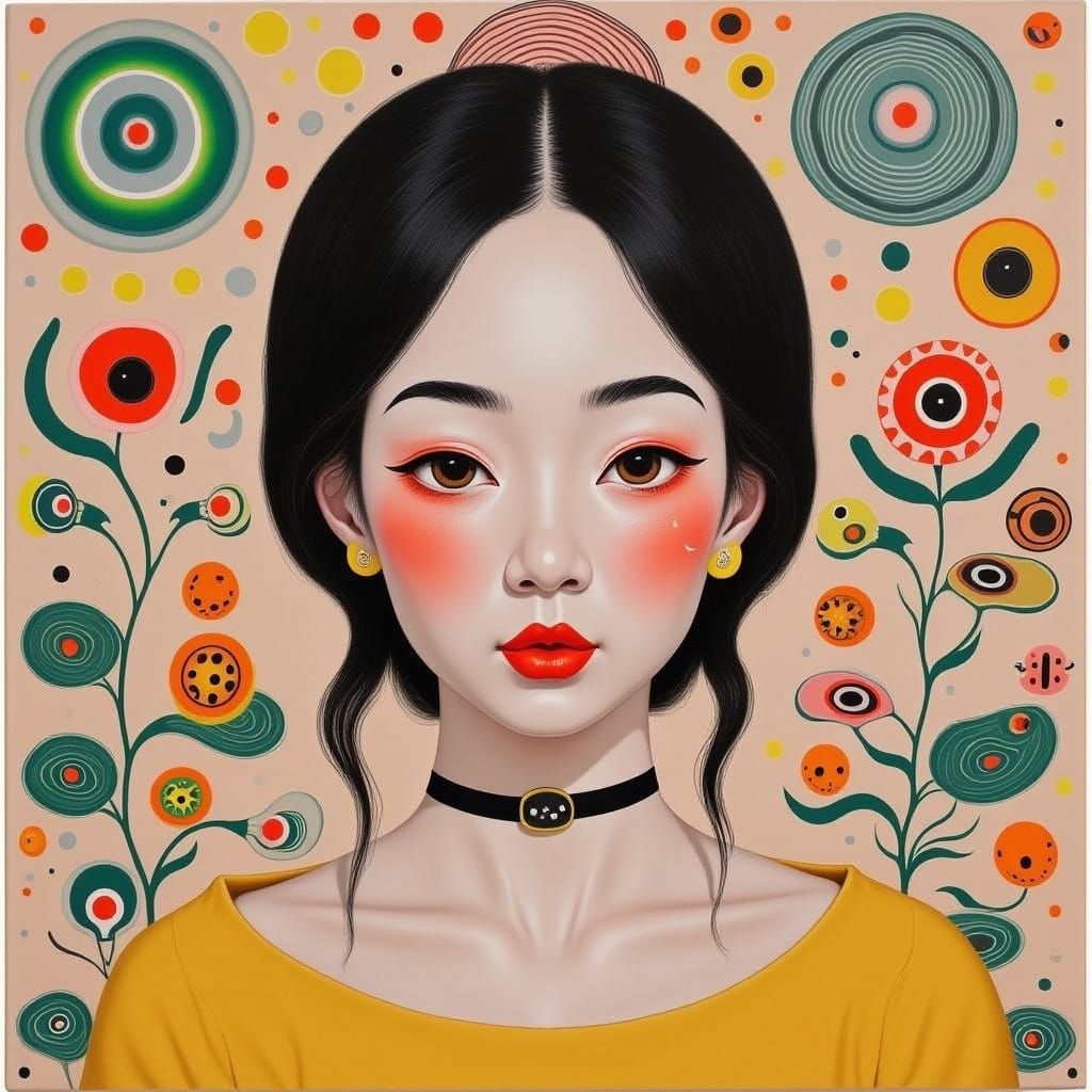  <lora:SCREAMING DOTS:1.0>