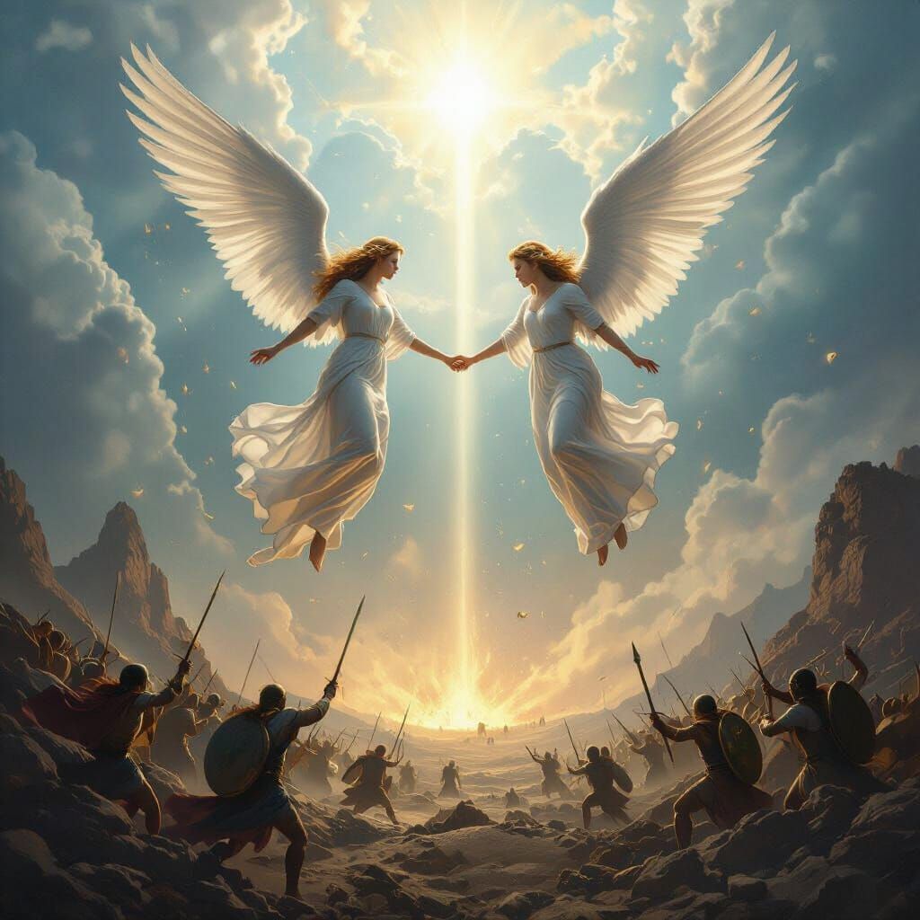 Angels Descend to Earth Starting War