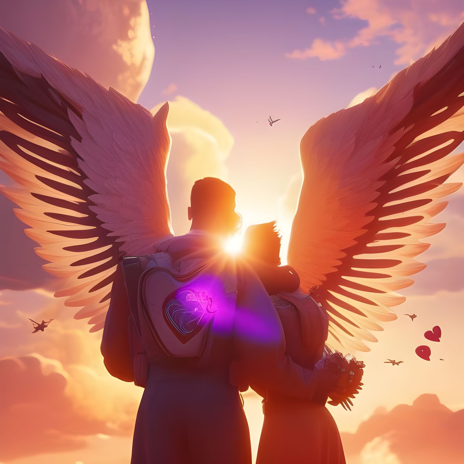 True love doesn't bind you down, it gives you wings and sets you free.  by @nana