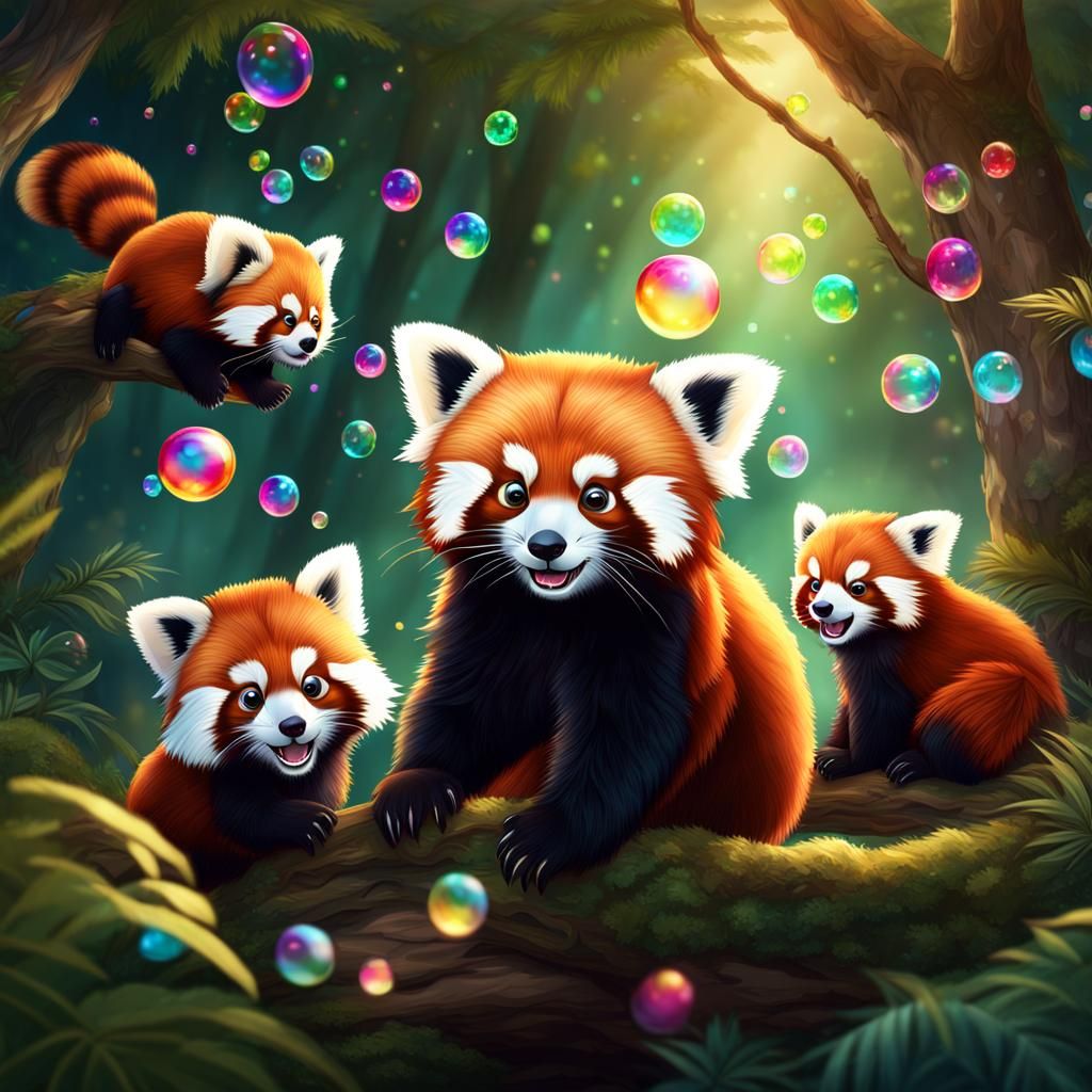 Red Panda Playtime