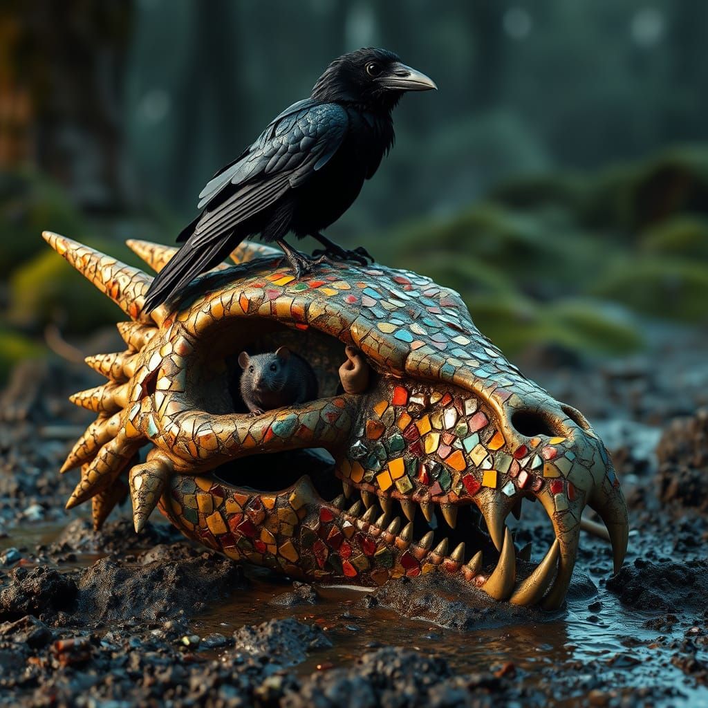 Dragon Skull  by @JeepBB