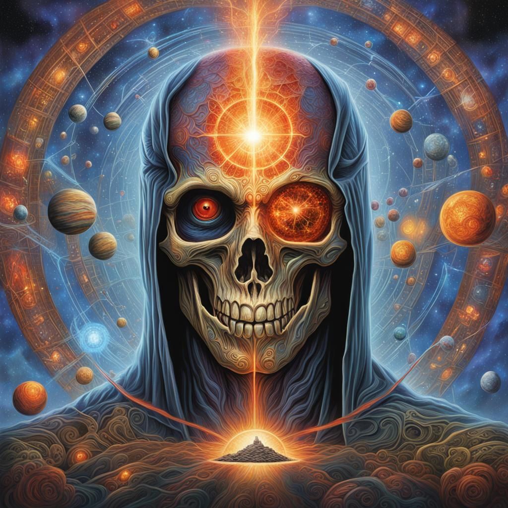 💀🫠intergalactic mystery Alex Grey Aleksi Briclot  by @BillyD