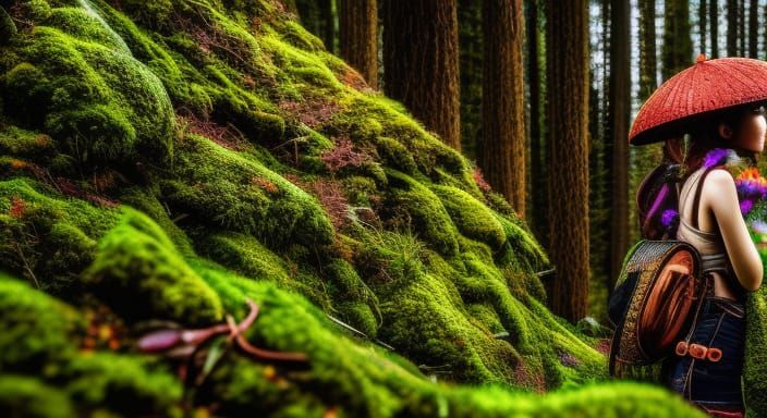 The Traveler Is Not Important, This Mossy Dirt Is Important,...