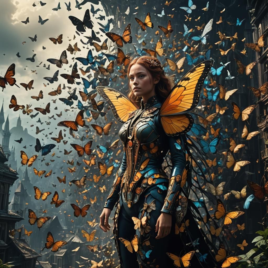 Human butterfly
