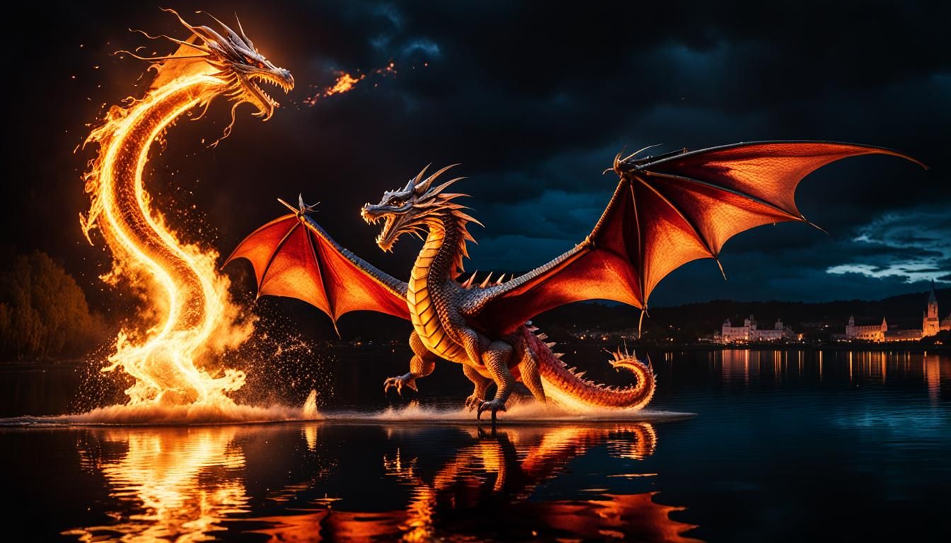 Dragon Fire  by @ParaN