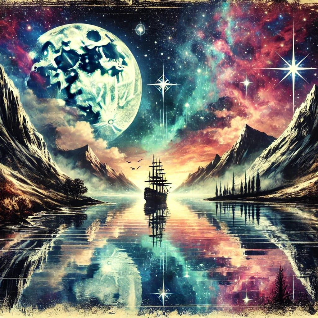 COSMIC NIGHT AT THE LAKE