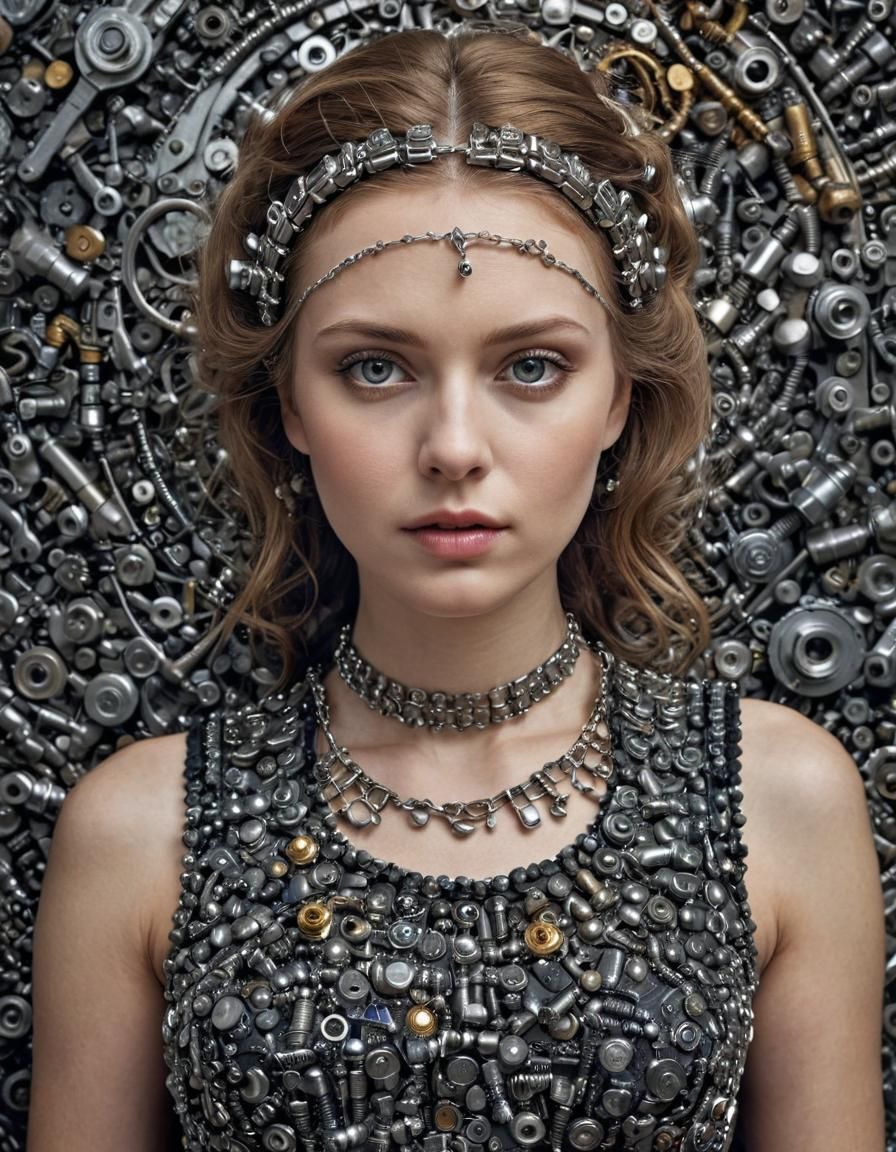 Lady in steel