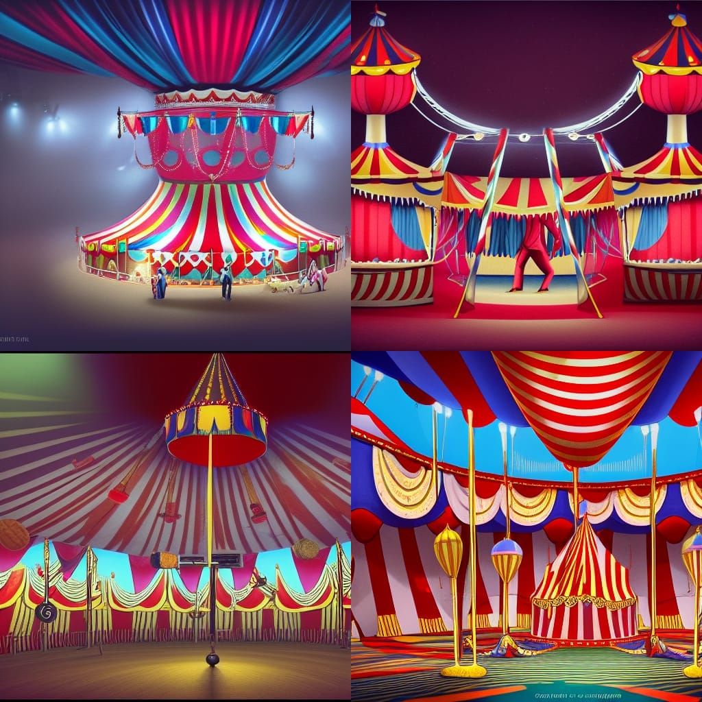 Circus 🎪🎪 8k resolution concept art #film depth of field dynamic ...