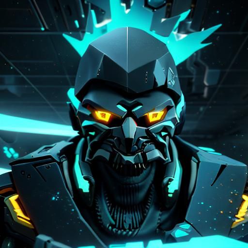 Calm Mellow Stoner Antarctic Blissful intricate mech details...