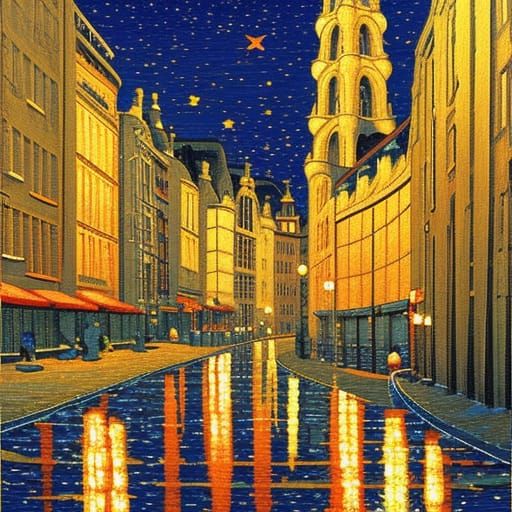 Brussels at night 1