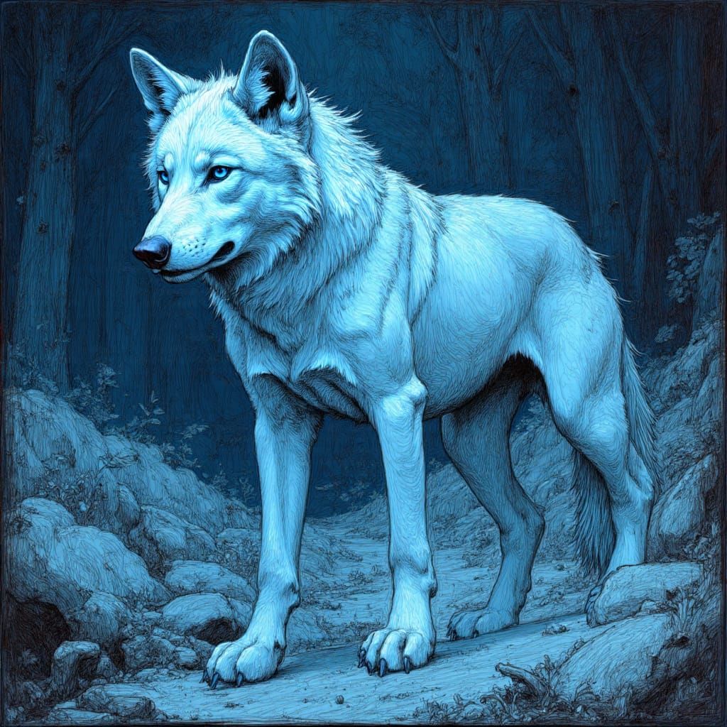 Wilde wolf