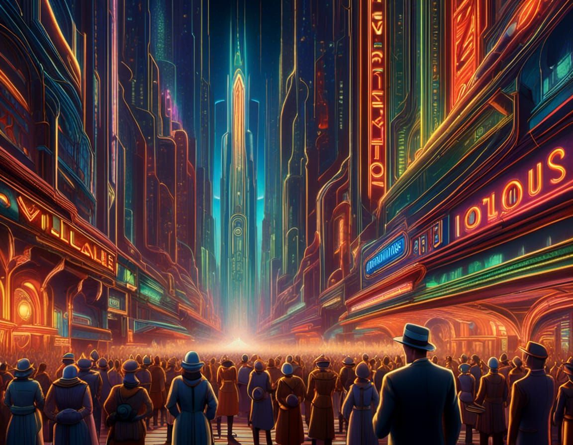 art deco poster