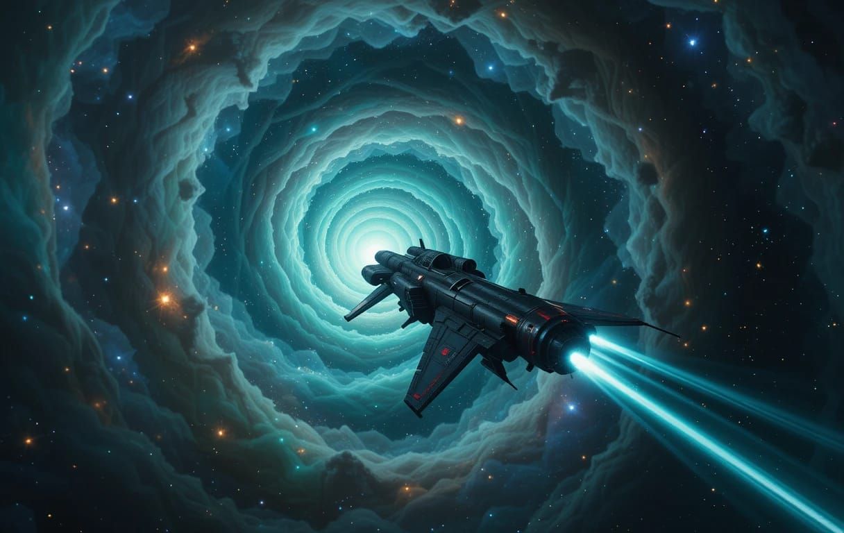 Starfighter Into The Wormhole