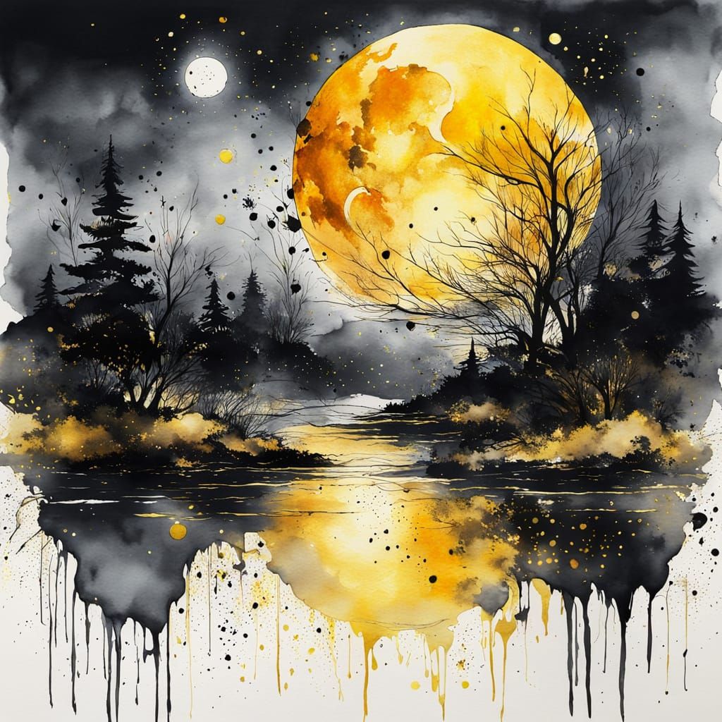 Moonshine, a world of mystery  by @ZebraOcean