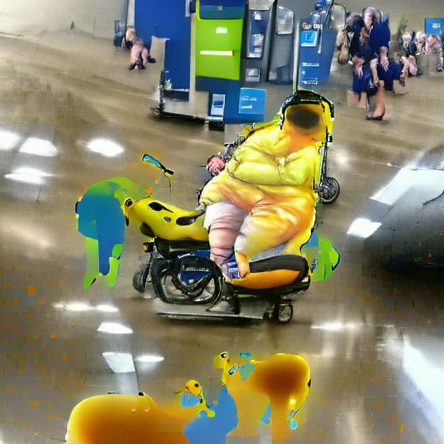 Hyper realistic Morbidly Obese Fully Grown Baby Covered In Thick Bright hyper-realistic-morbidly-obese-fully-grown-baby-covered-in-thick-bright