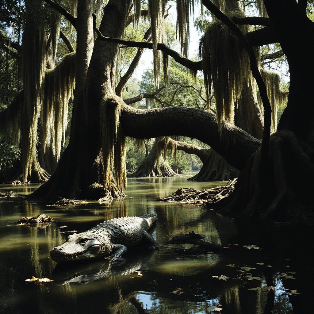 Gator in the Swamp