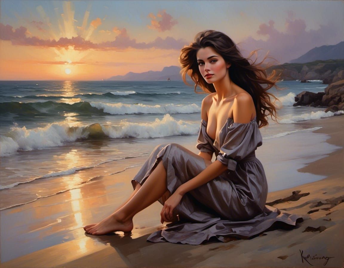 Evening at the beach  by @JavilWoo