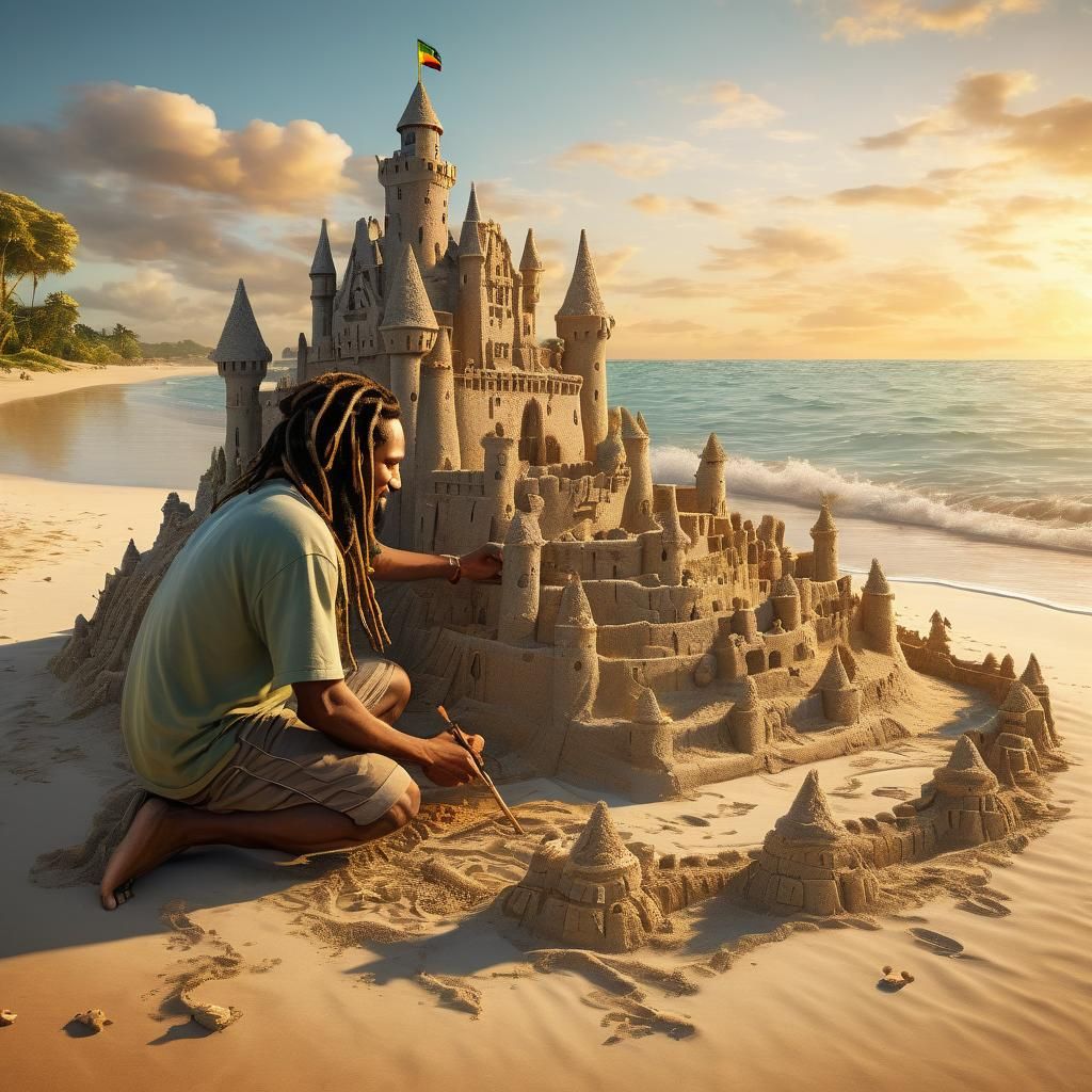 Sand Artist  by @Sebastian