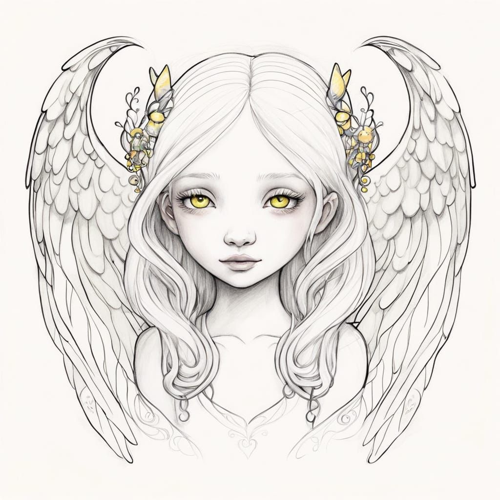 Linework Angel