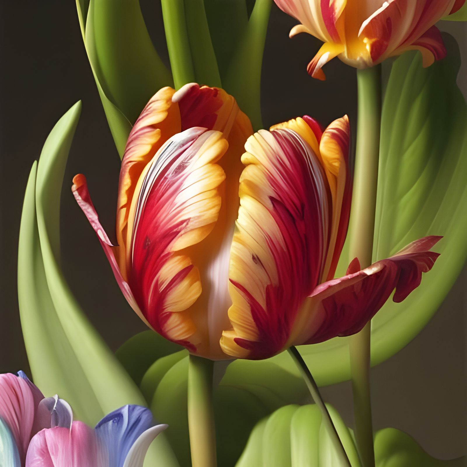 Beautiful tulip flowers  by @Kitcalyx