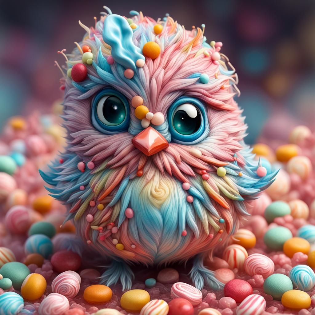 Candy Bird 2 - Ai Generated Artwork - Nightcafe Creator