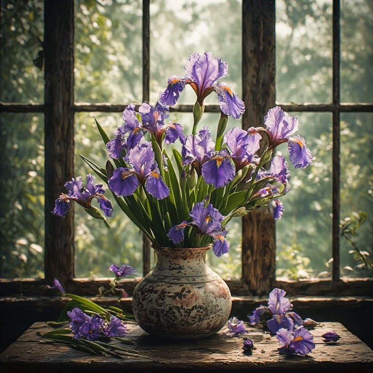 Iris flowers