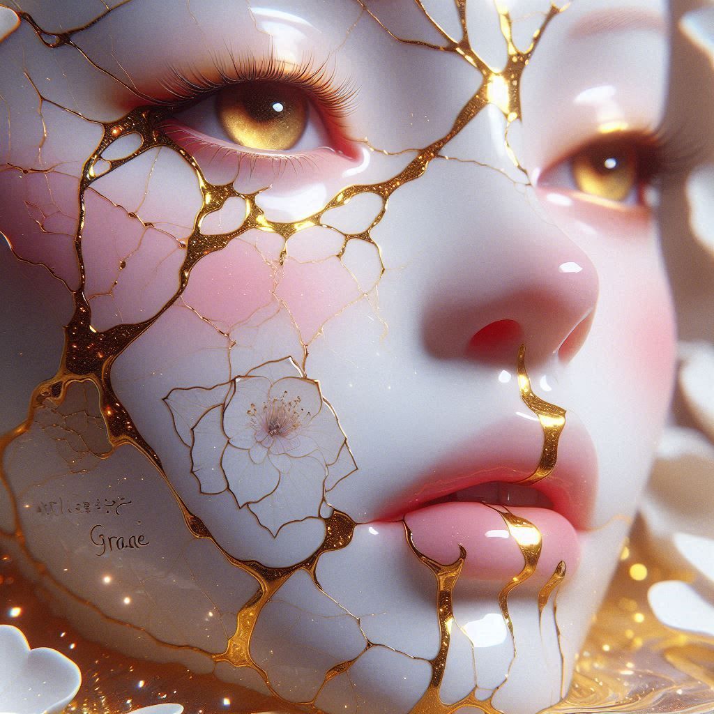 Kintsugi portrait