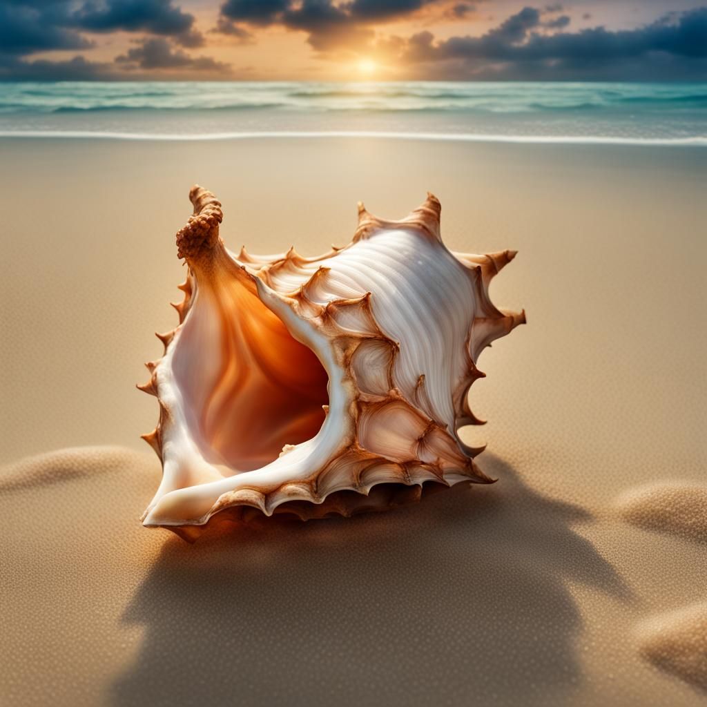 beautiful queen conch