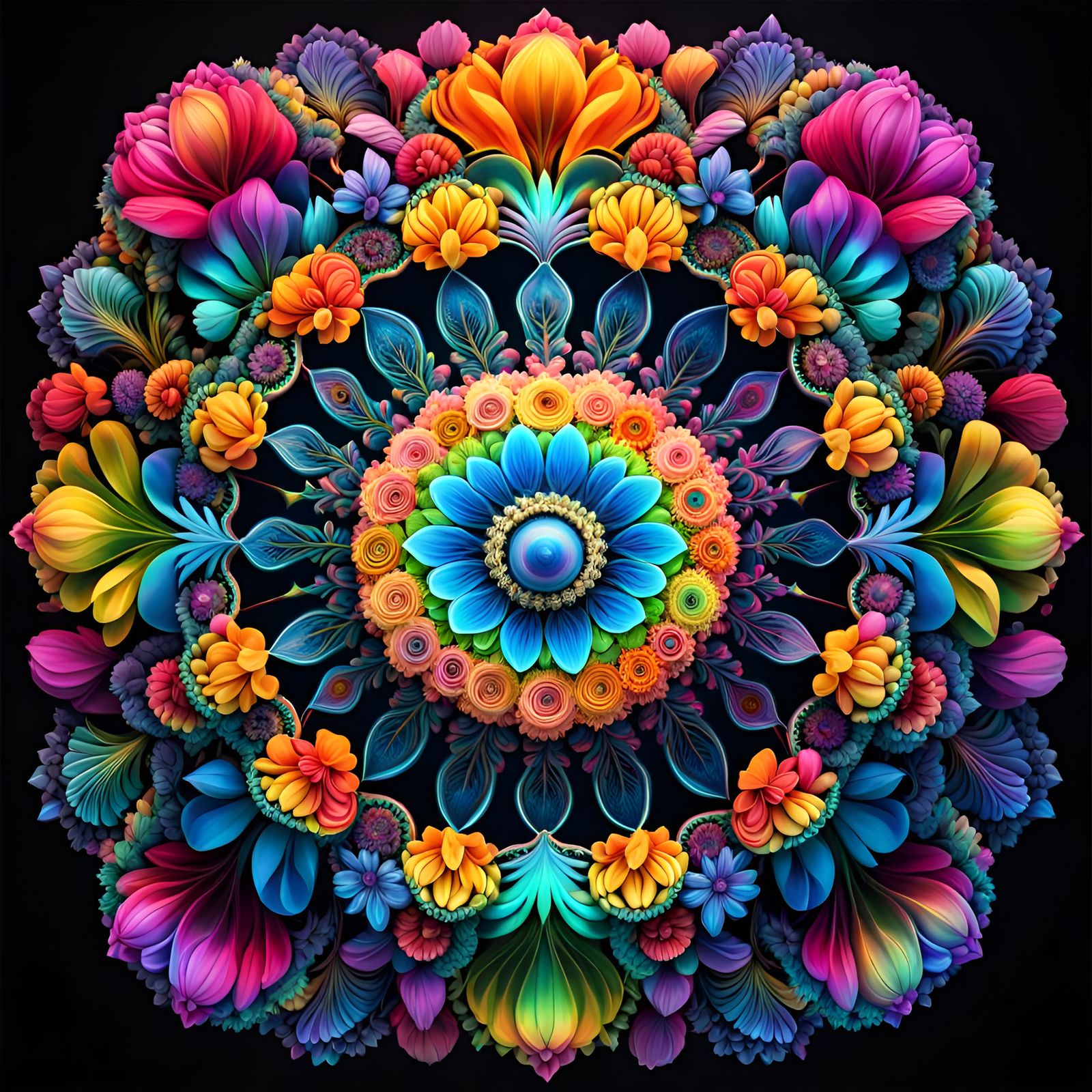 Floralife Mandala  by @Art of Art
