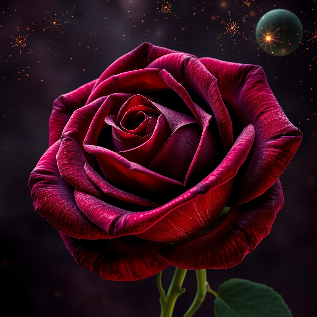 Burgundy rose #2
