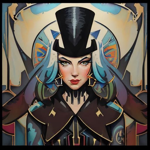 CrowPickle's Art Deco Steampunk Graffiti - AI Generated Artwork ...