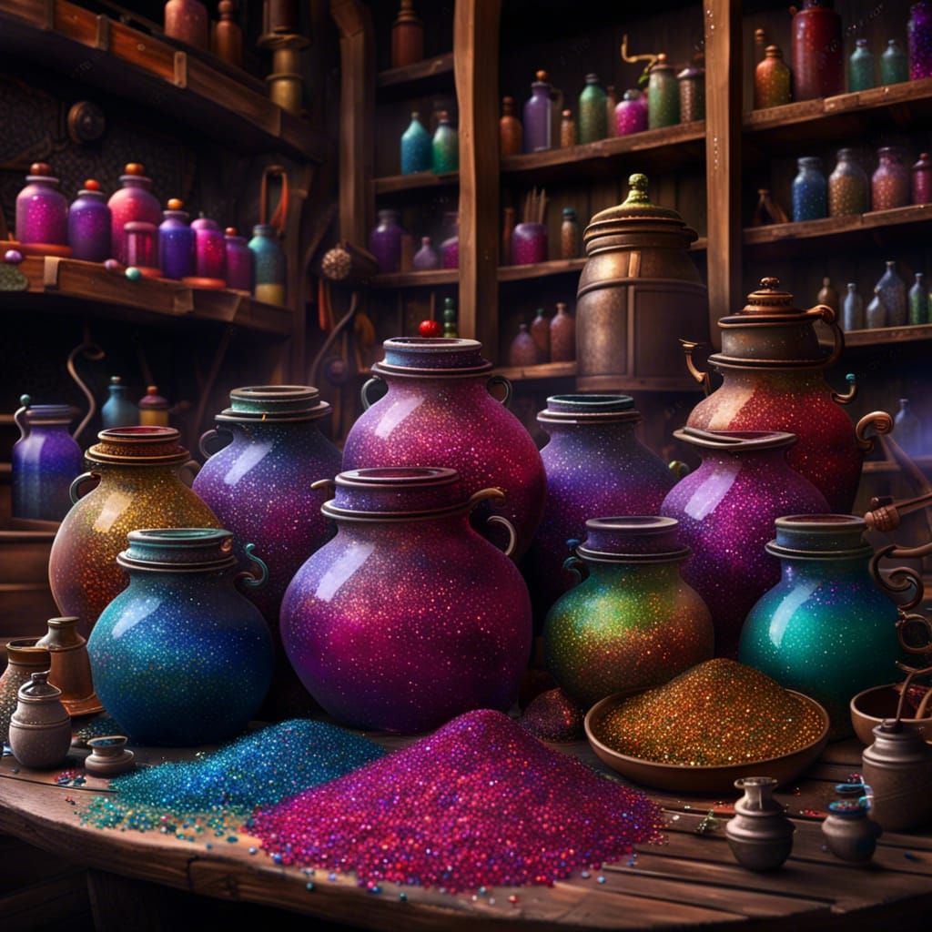 Glitter AI Generated Artwork NightCafe Creator