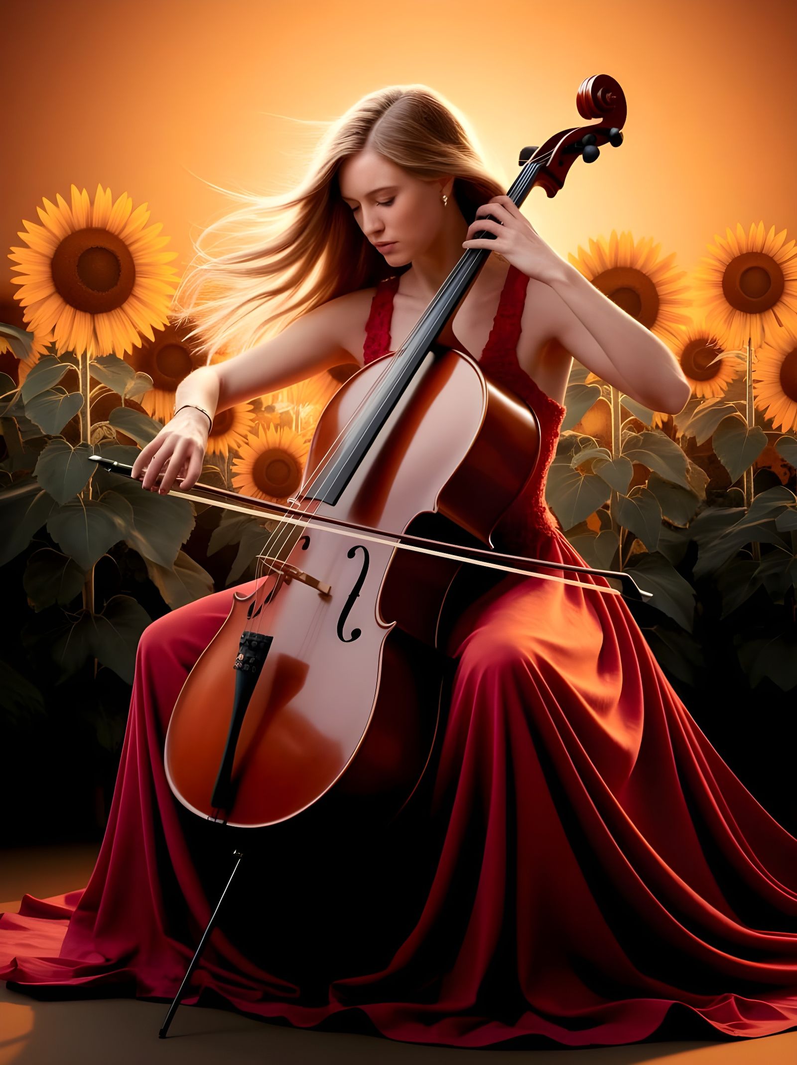 Sonnenblume (Sunflowers) polka-mazurka by Johann Strauss   by @Gary Murakami