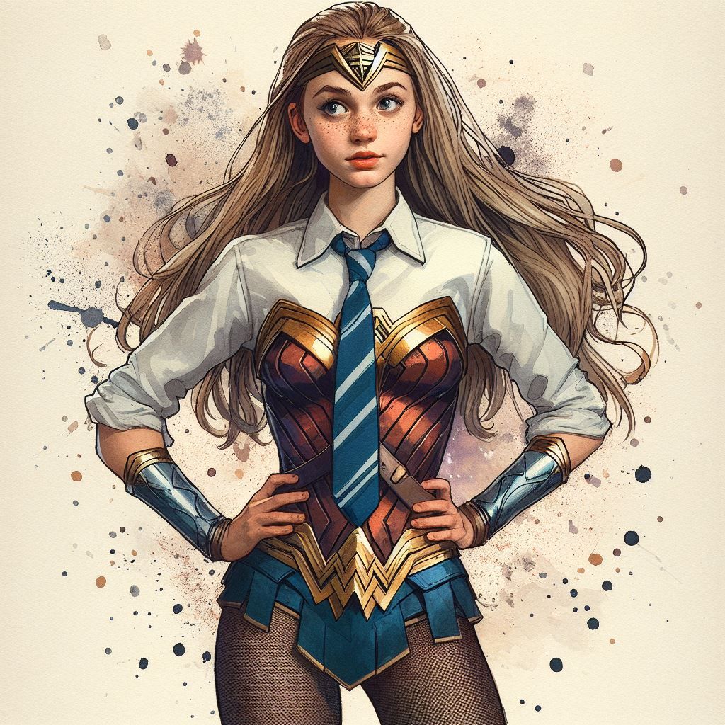 Luna Lovegood as Wonder Woman