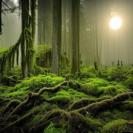 Dense Mossy Forest