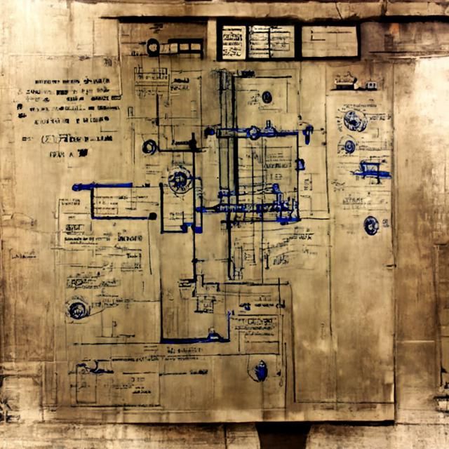 Plans for breaking into a bank vault 