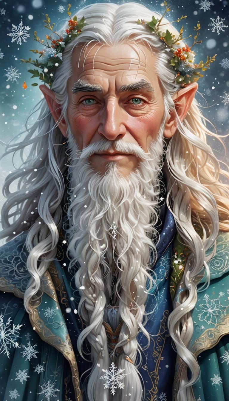 The Arcane Elf of Mystical Beards  by @Heralyn
