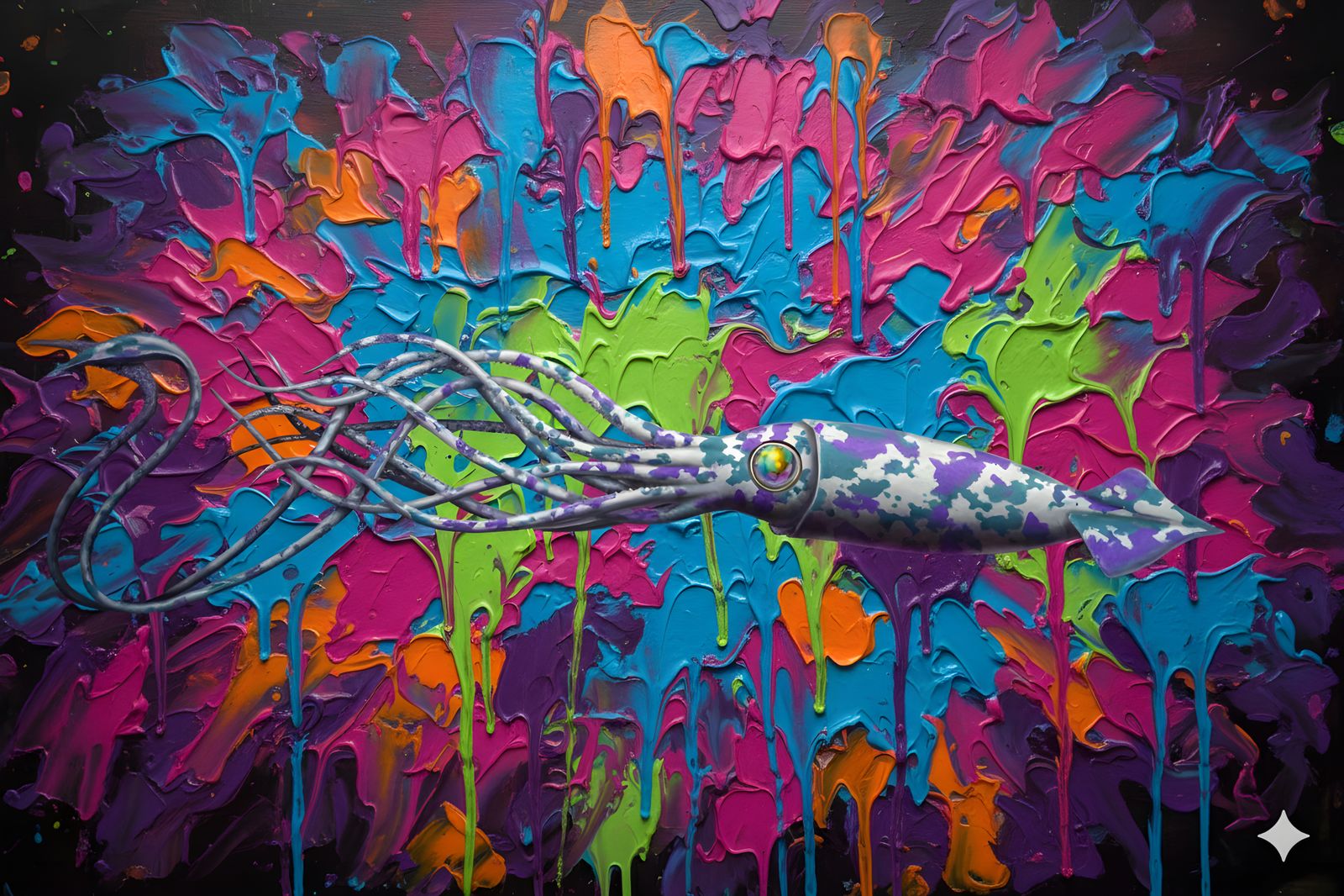 Psychedelic Space Squid