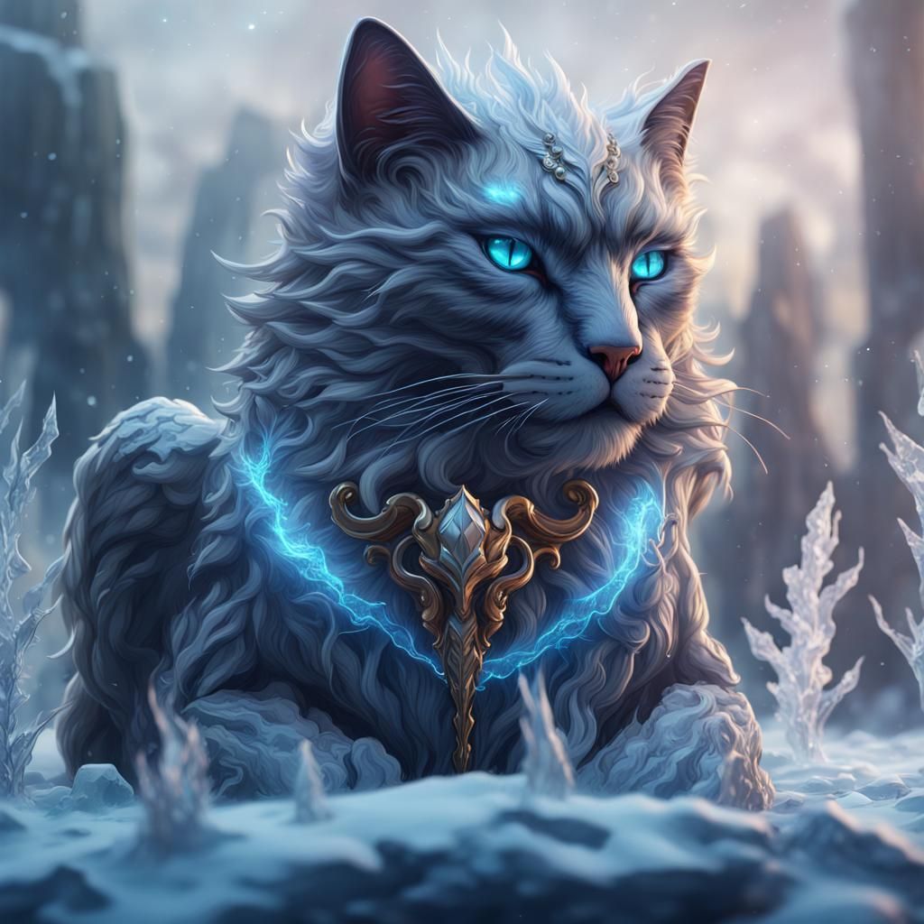 Crystal Winter god  by @Melon