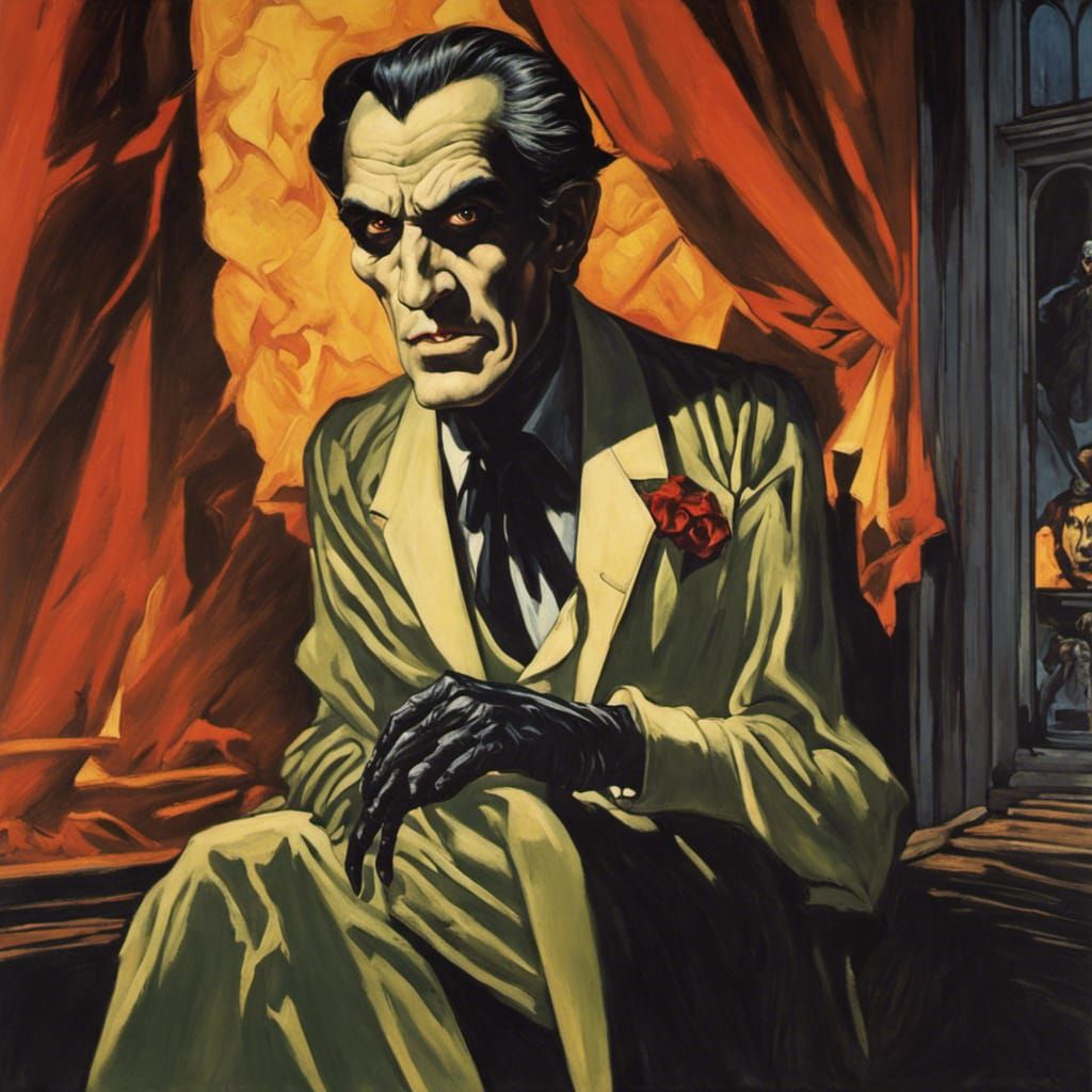 Dracula looking out his castle window in Transylvania Bernie Wrightson ...