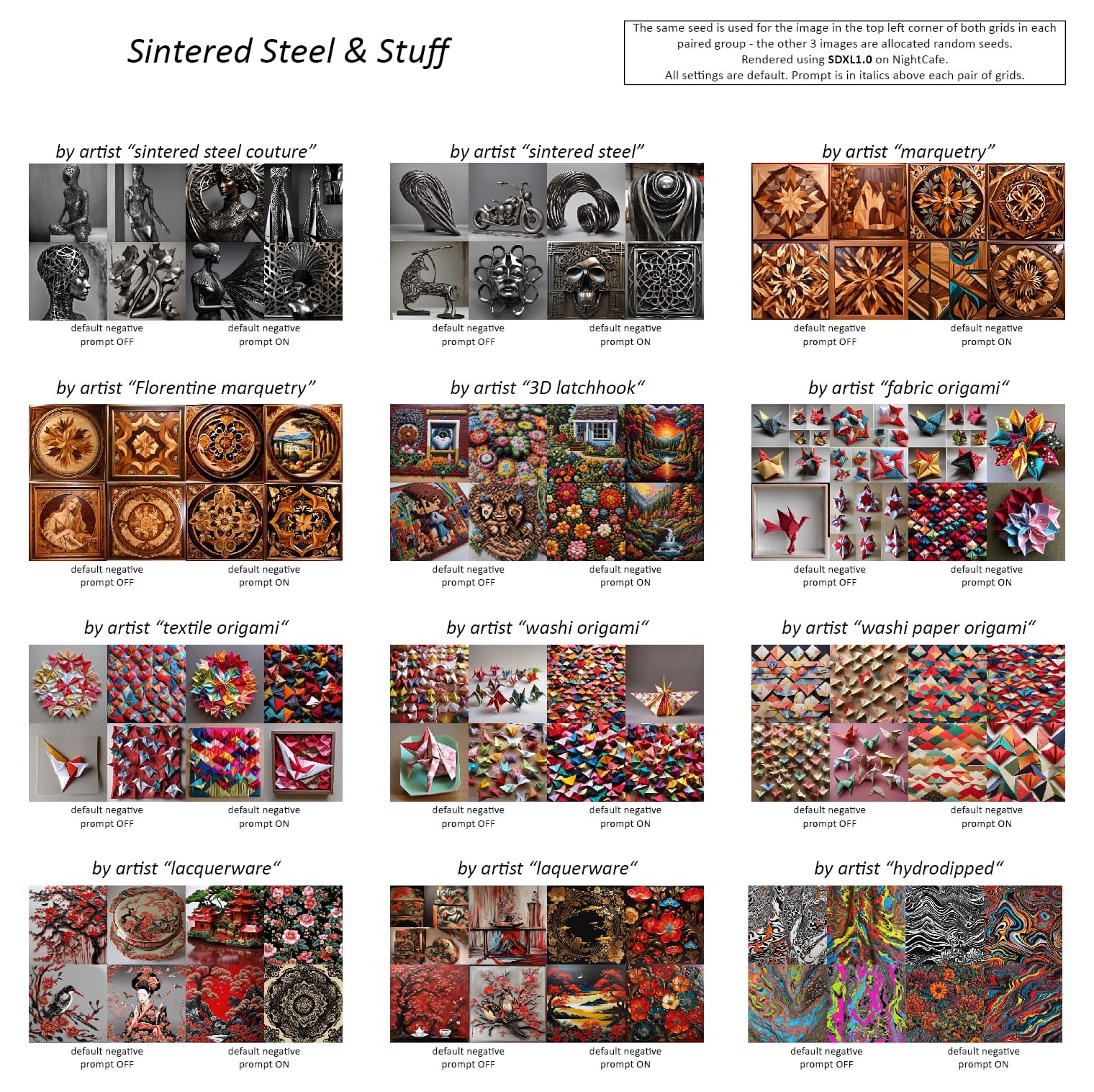 SDXL Sintered Steel & Stuff