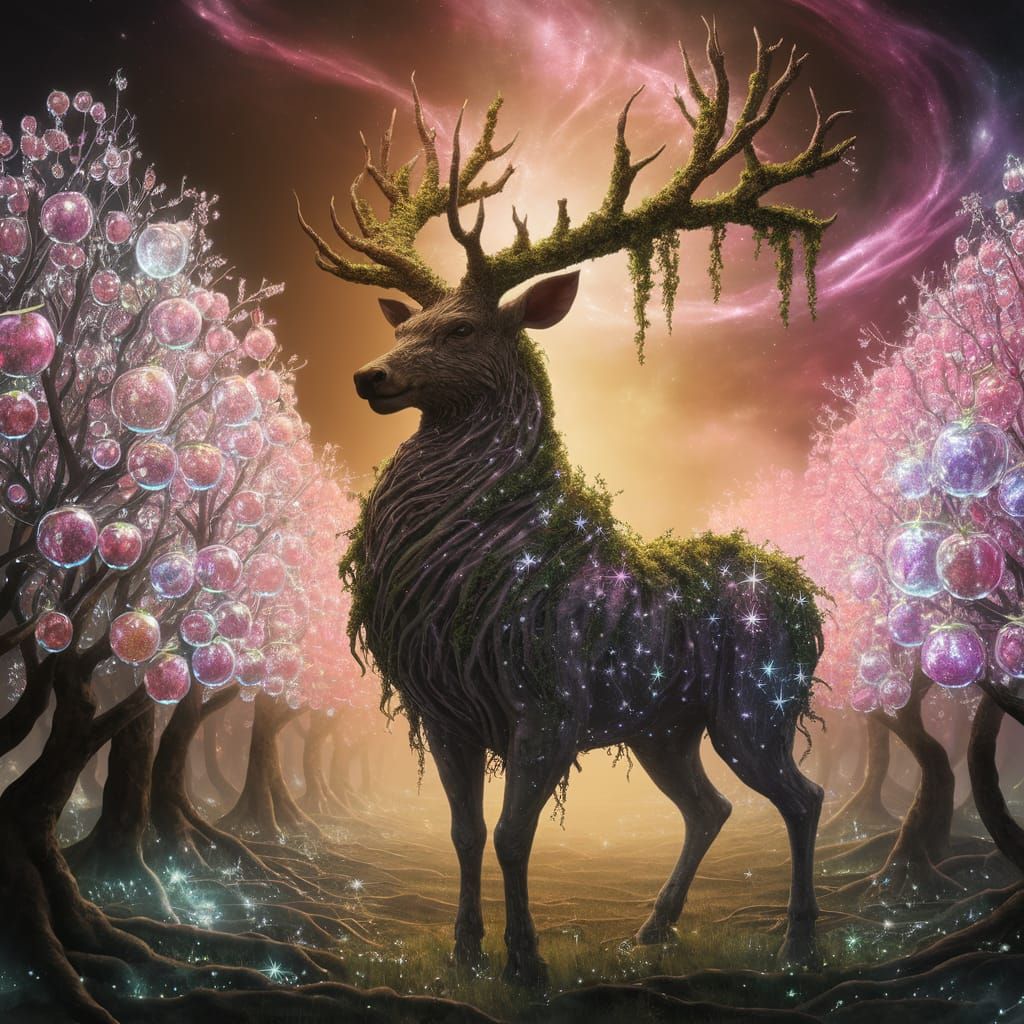 Mossbuck of the Crystal Orchard  by @Lyine