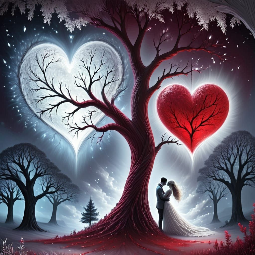 Two hearts combined as one