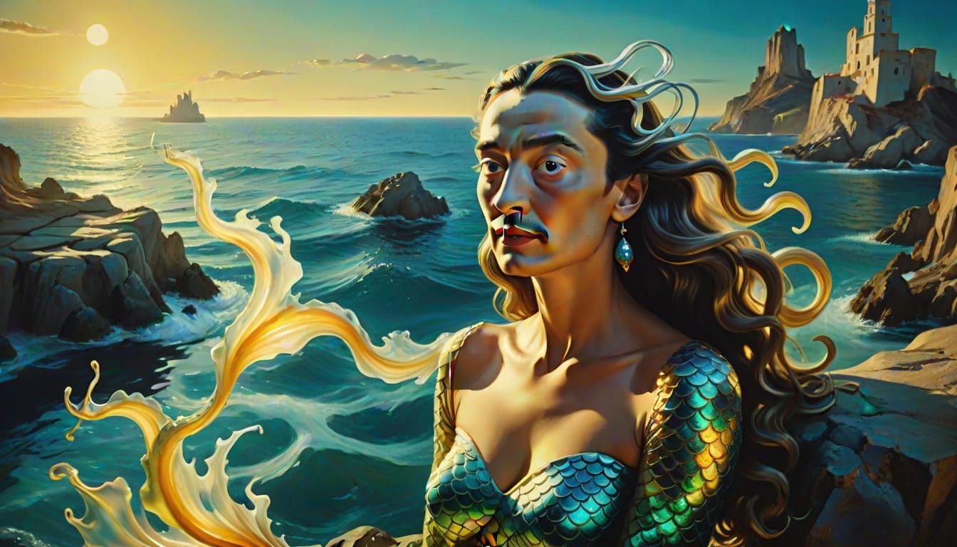 An enchanting mermaid...or merman?  by @mcecelia