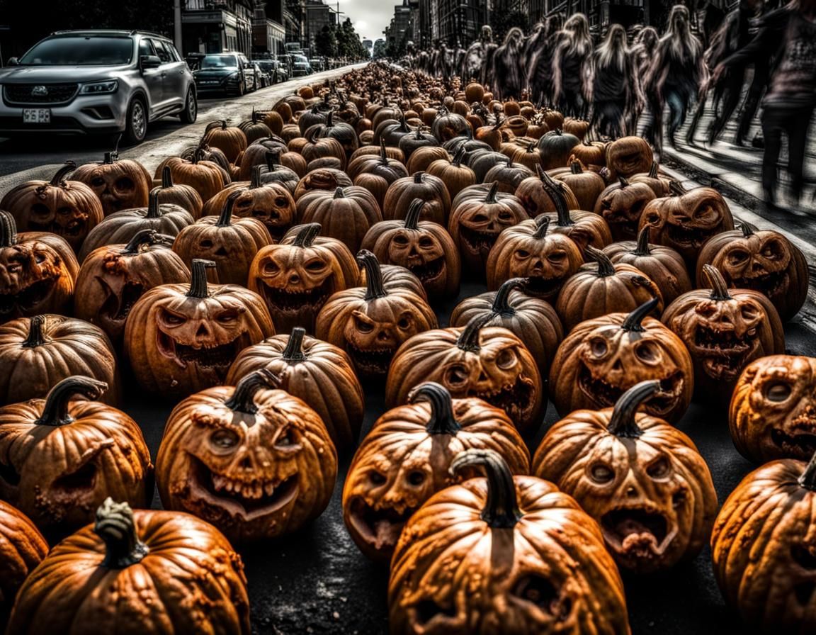 Pumpkins fight back