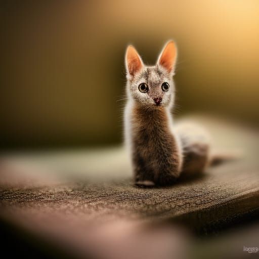 Lost baby squirrel AI Generated Artwork NightCafe Creator