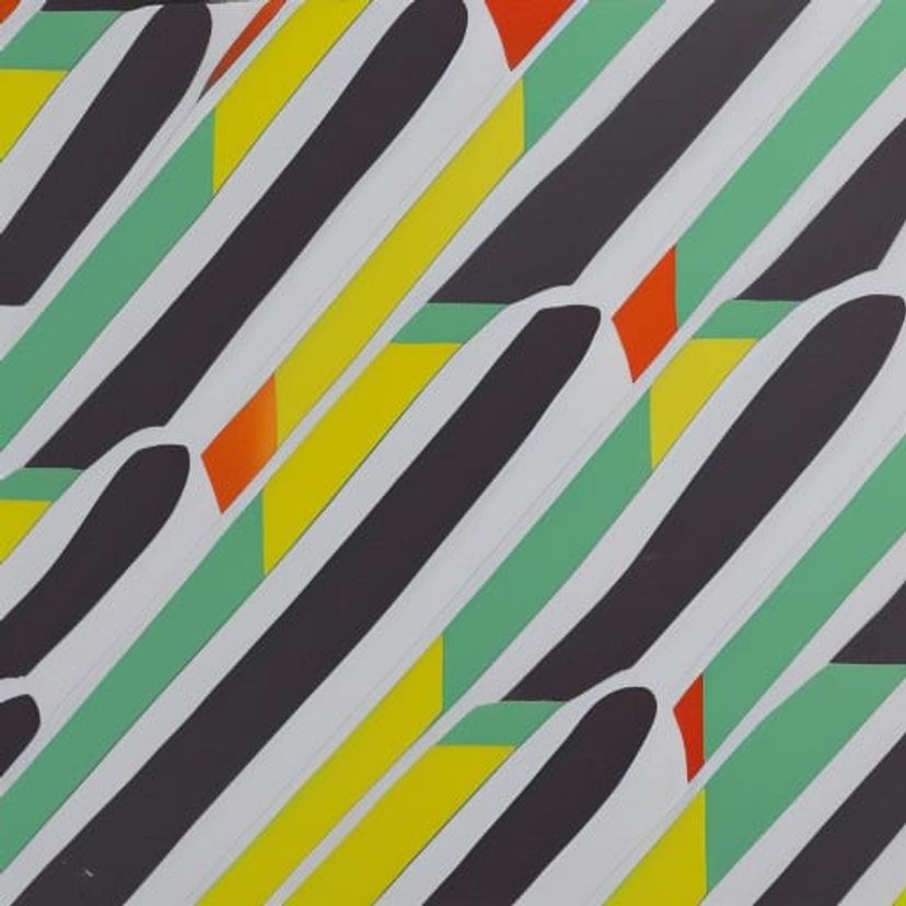 Bridget Riley cat - AI Generated Artwork - NightCafe Creator